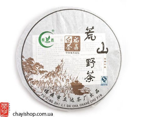 Дикий чай с горы Хуаншань в блине