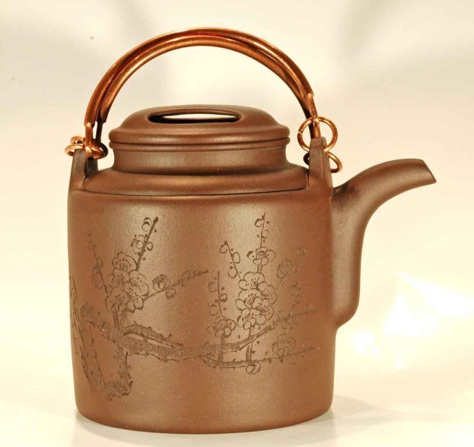 Barrel Shaped Teapot
