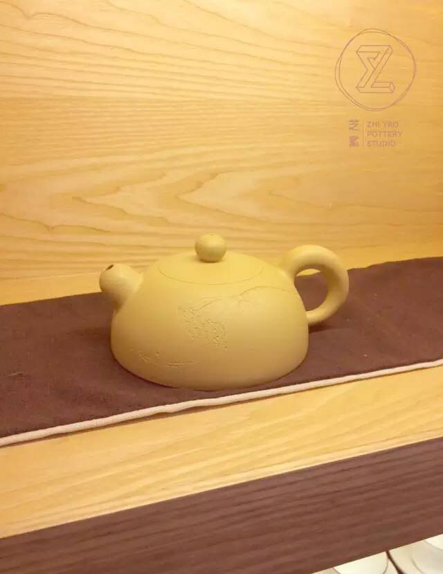 Half Moon Shaped Teapot